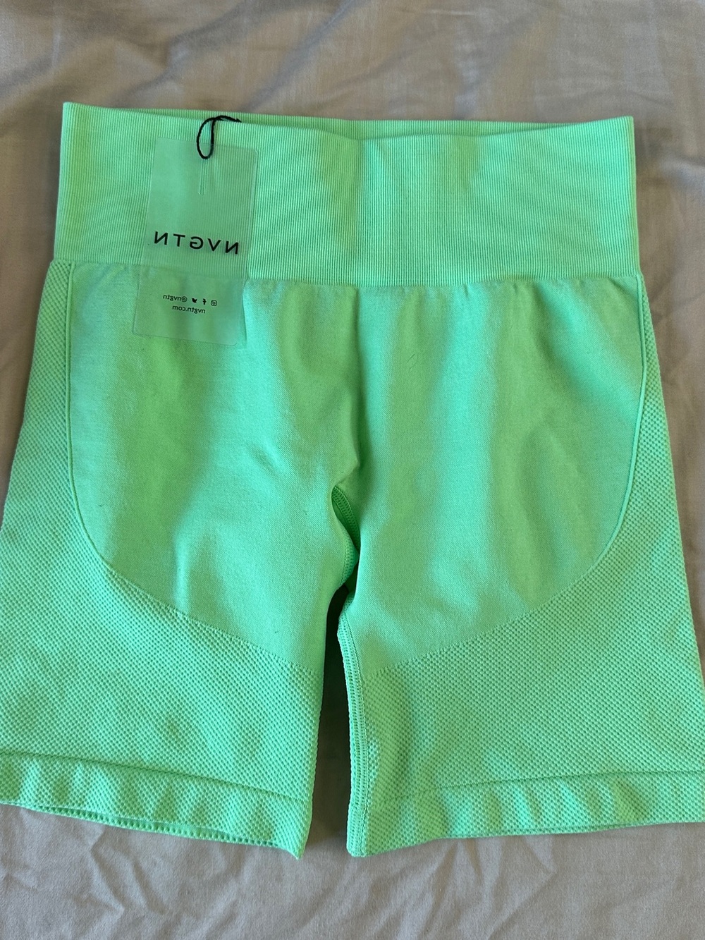 NVGTN Neon Green Lift Shorts